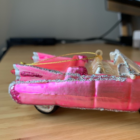 Pink Cadillac Christmas Tree Ornament (Bronners) - Picture 5 of 14